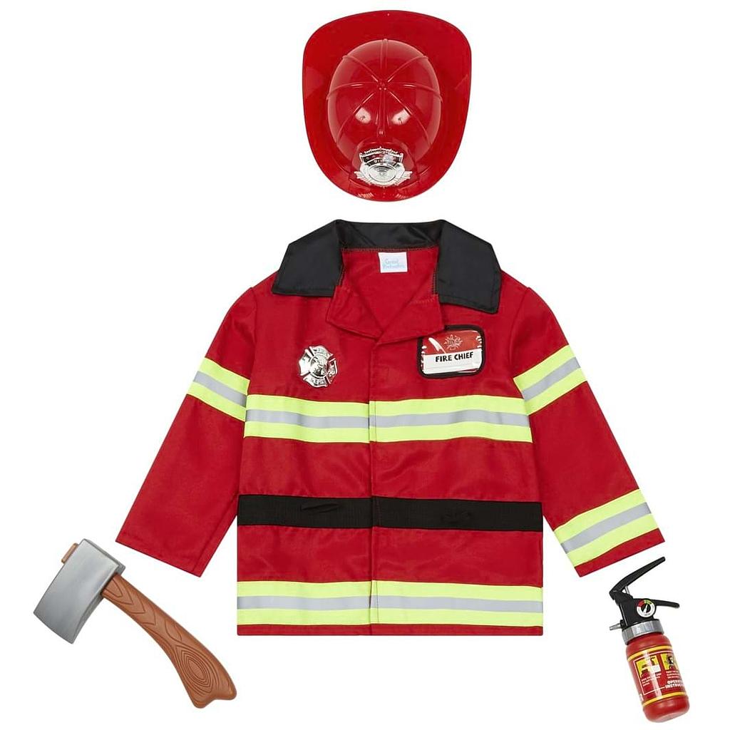 Costume de pompiers avec accessoires